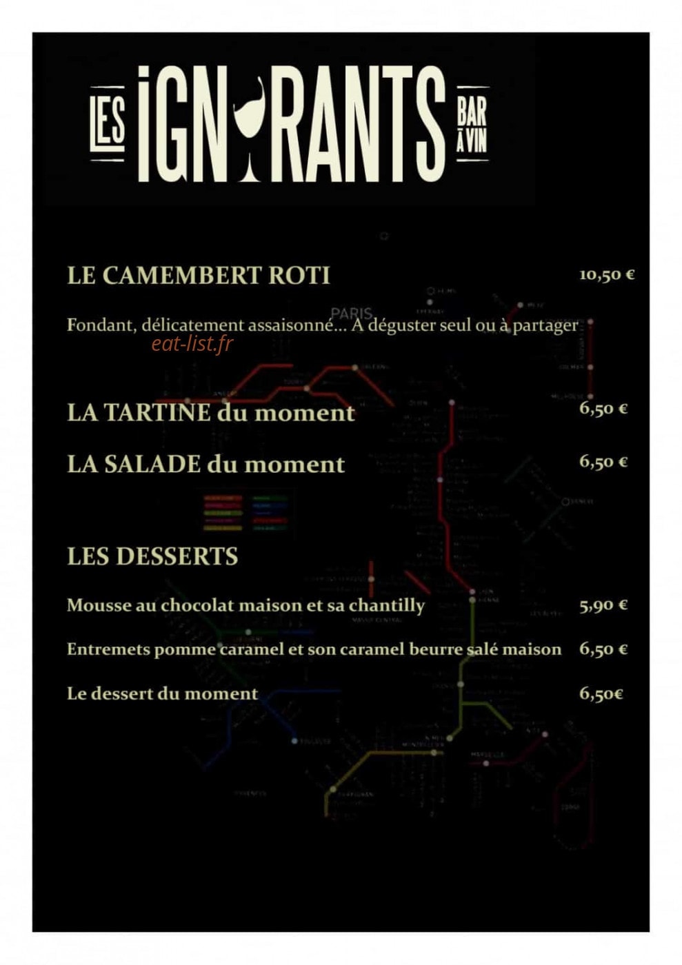 Les Ignorants — carte page 2