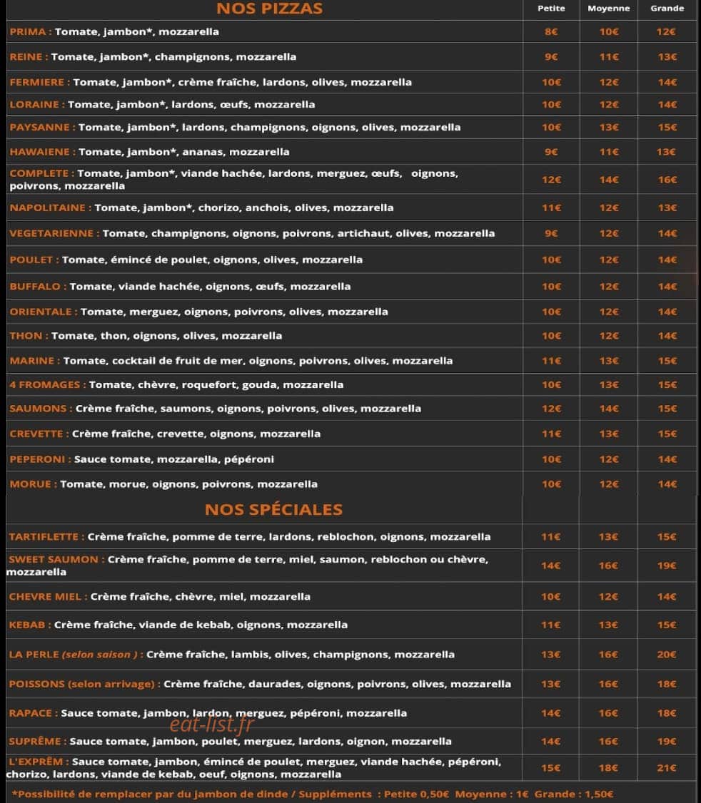 O'food grill — carte page 2