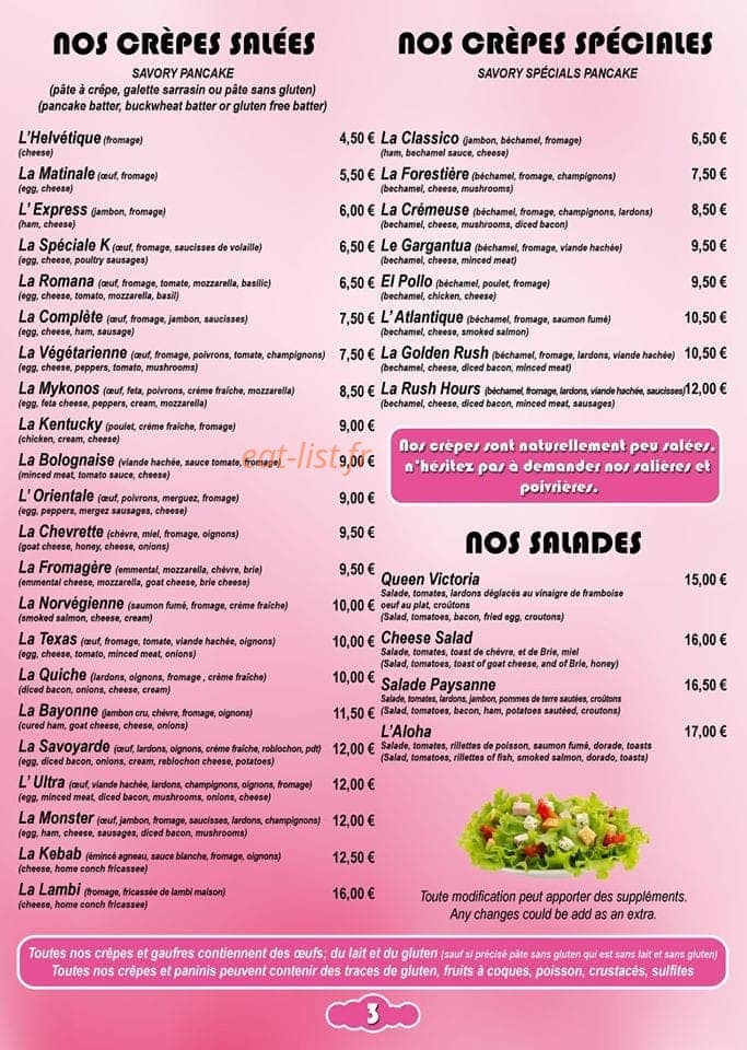Pinkberries — carte page 3