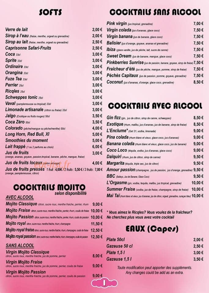 Pinkberries — carte page 6