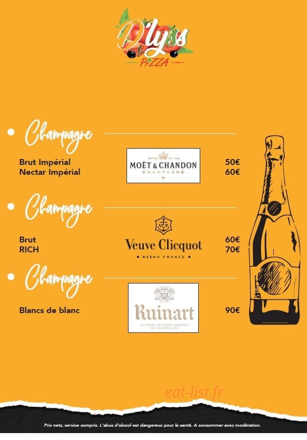 D'lyss Pizza — carte page 5