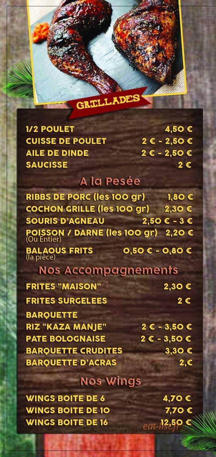 Kaza Manjé — carte page 2