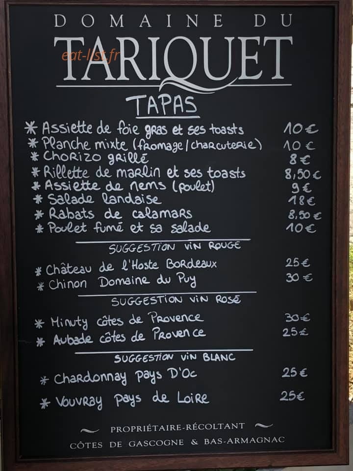 Gains-bar — carte page 1