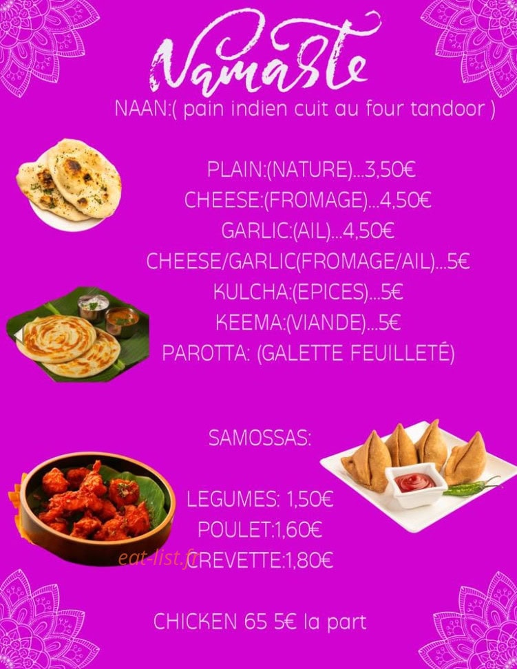 Indian Masala — carte page 5