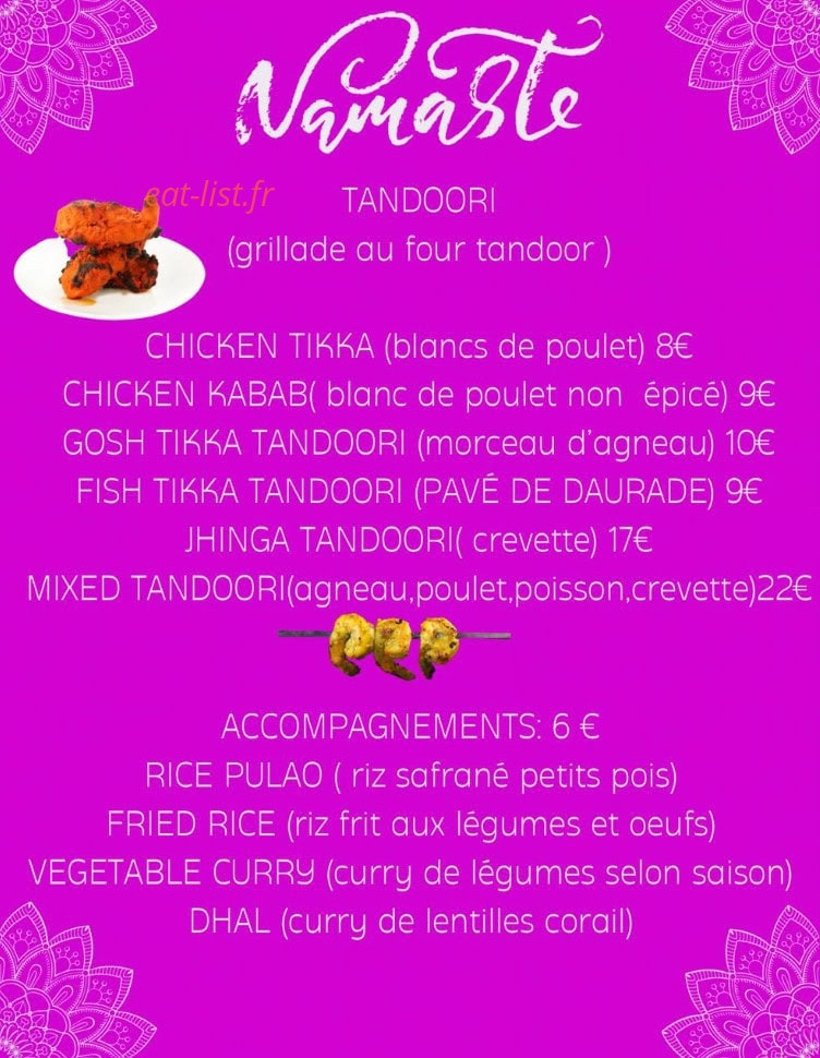Indian Masala — carte page 4