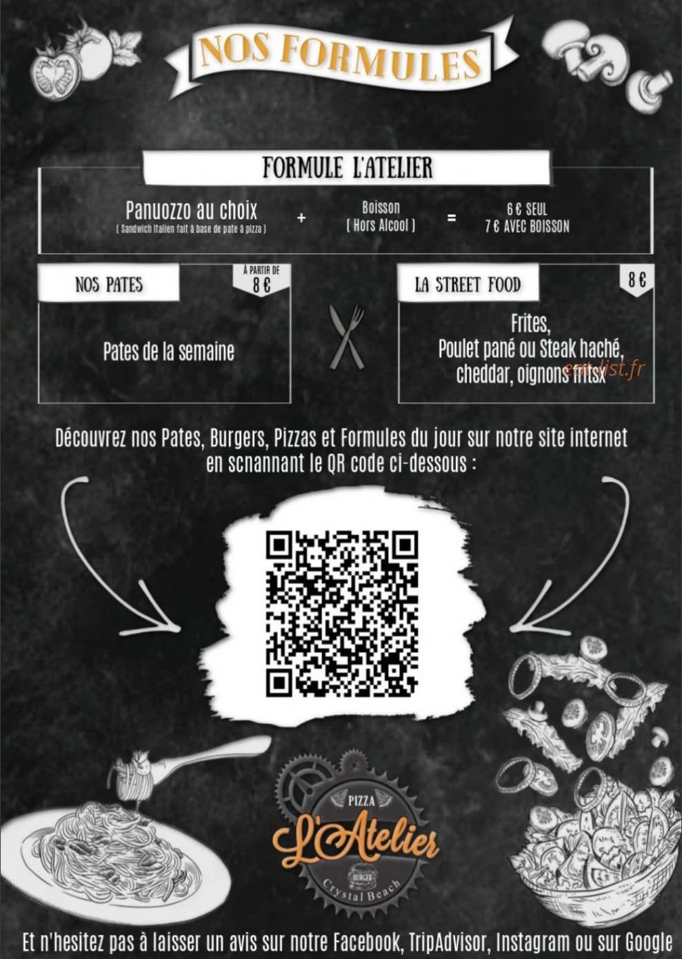 L'Atelier De Crystal Beach — carte page 4