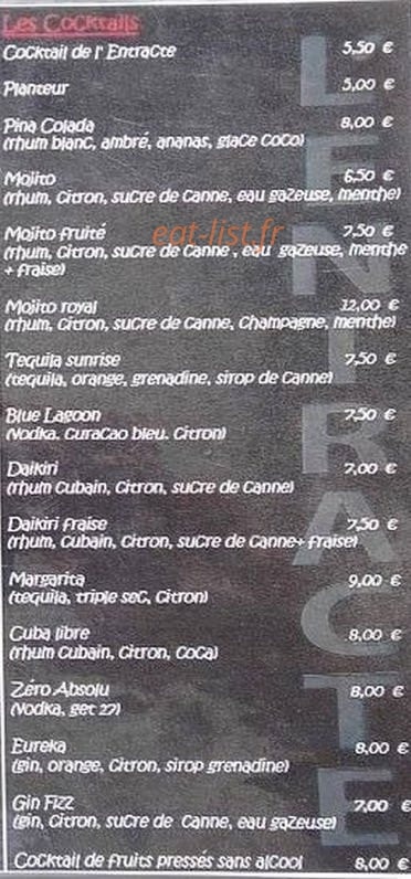 L'Entracte — carte page 5