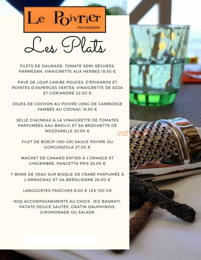 Le Poivrier — carte page 2