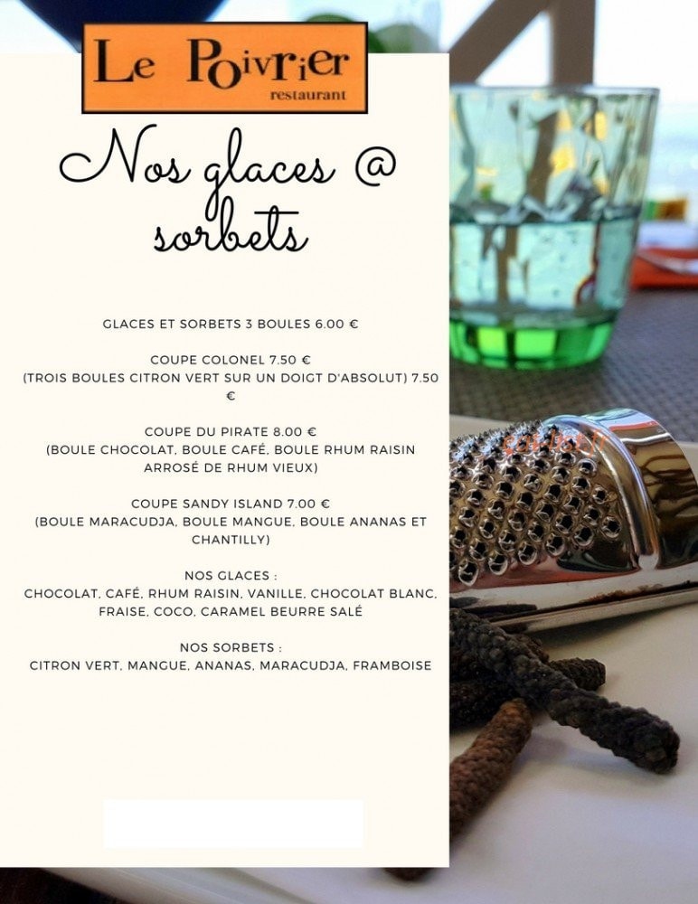 Le Poivrier — carte page 4