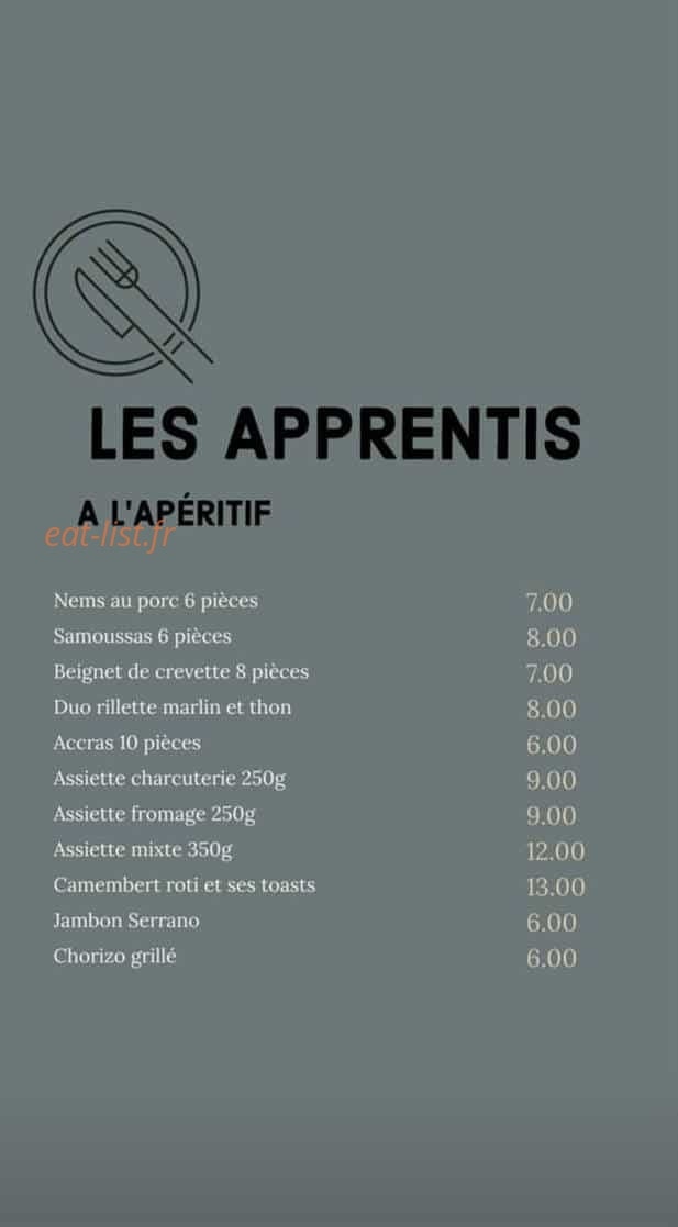 Les Apprentis — carte page 2