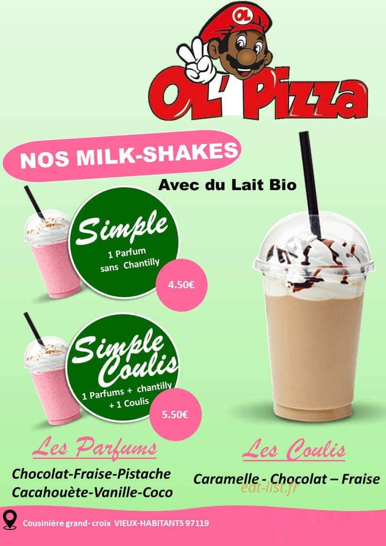 OL Pizza — carte page 6