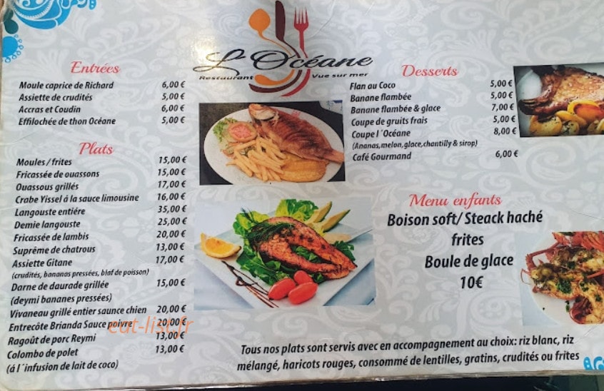 L'Oceane — carte page 1