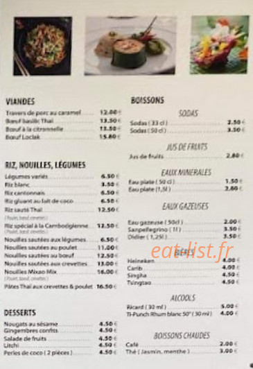 Bánh mí — carte page 2