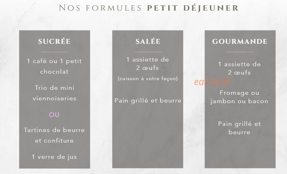 Boulangerie So — carte page 1