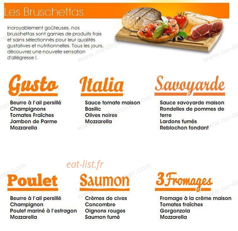 Gusto — carte page 3