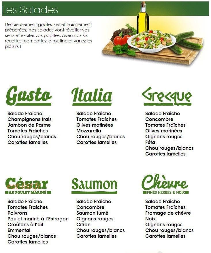 Gusto — carte page 1