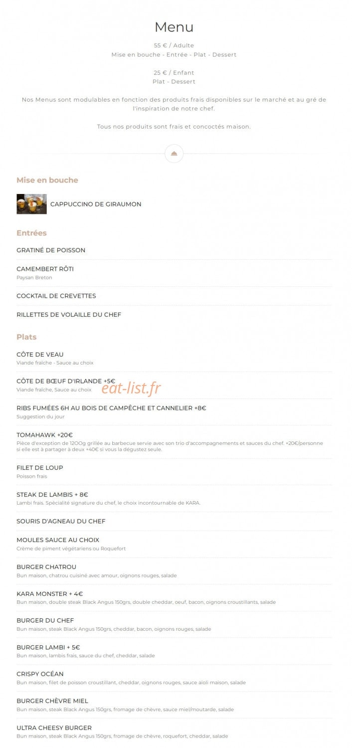 Kara — carte page 2