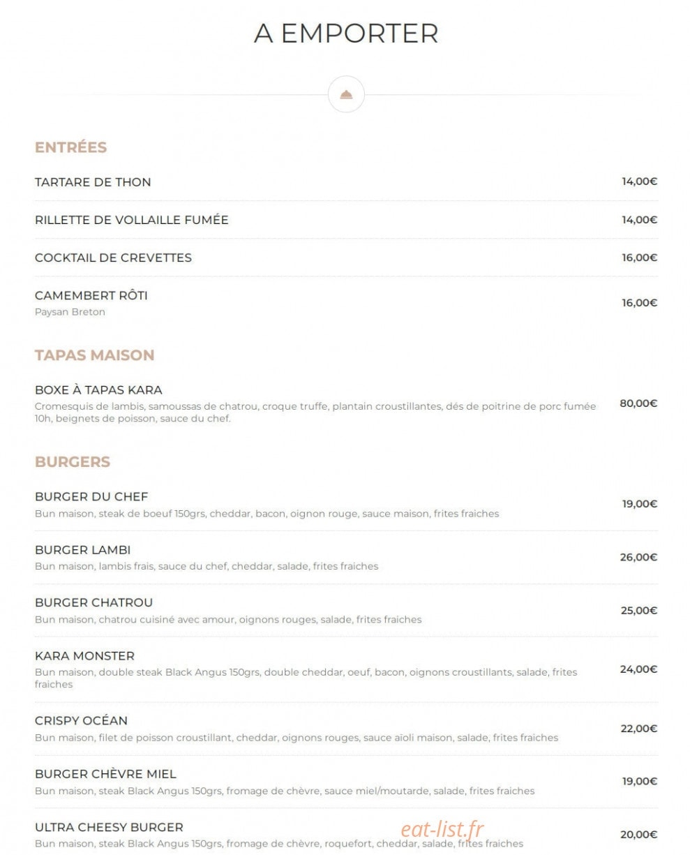 Kara — carte page 8