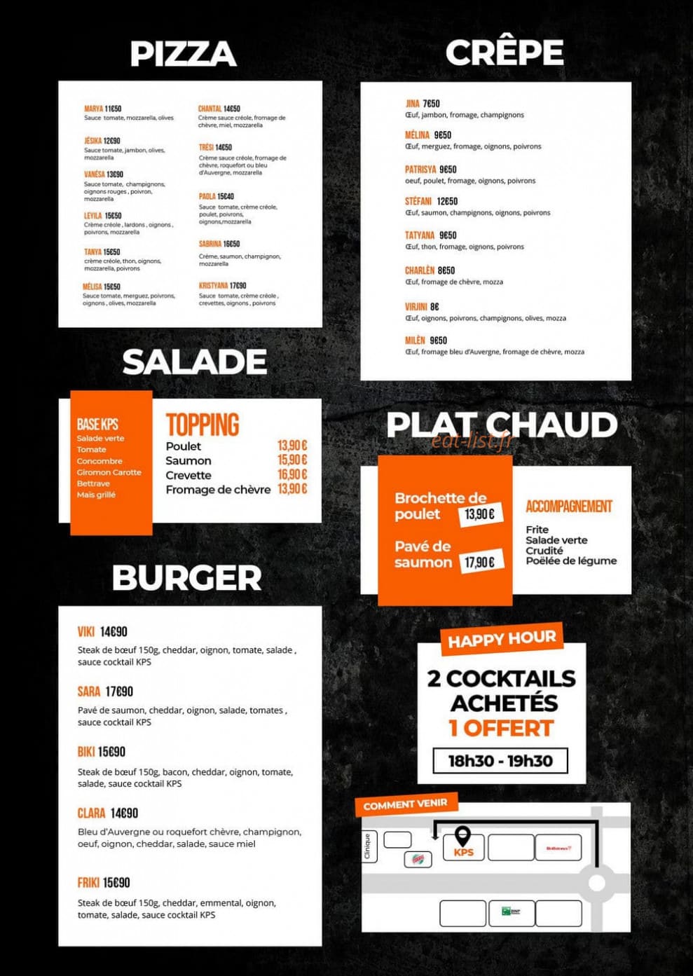 Kps Bistro — carte page 2