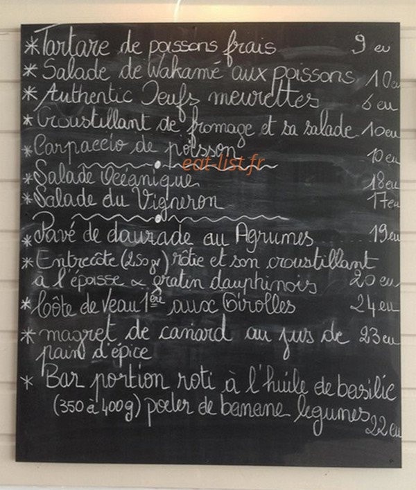 L' authentic — carte page 1