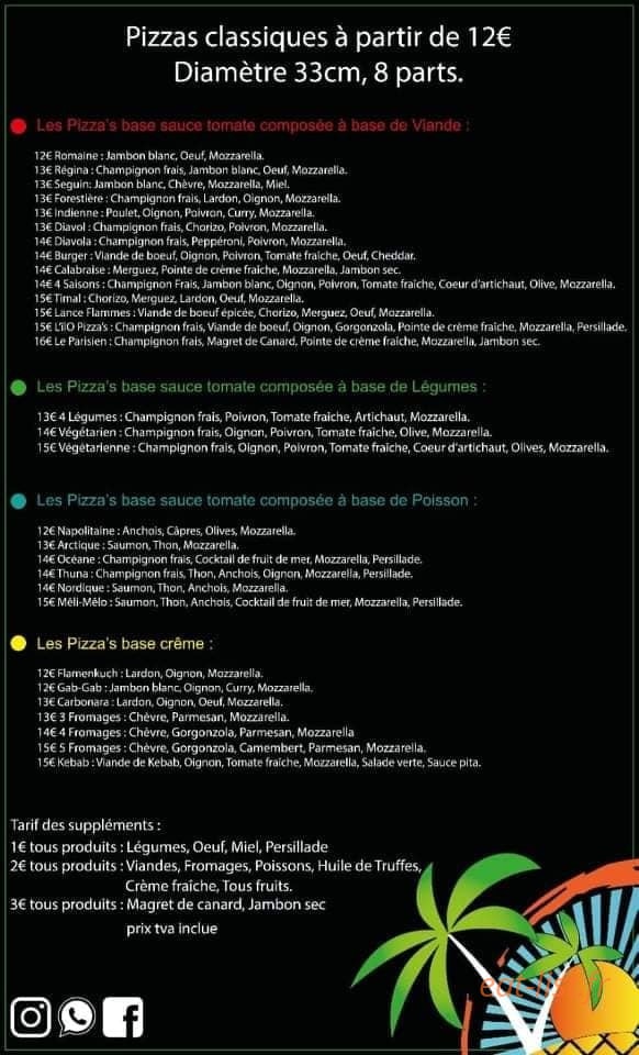 L'îlo Pizza's fwi — carte page 2