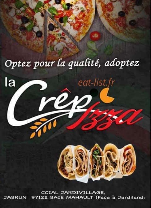 La Crêpizza — carte page 1