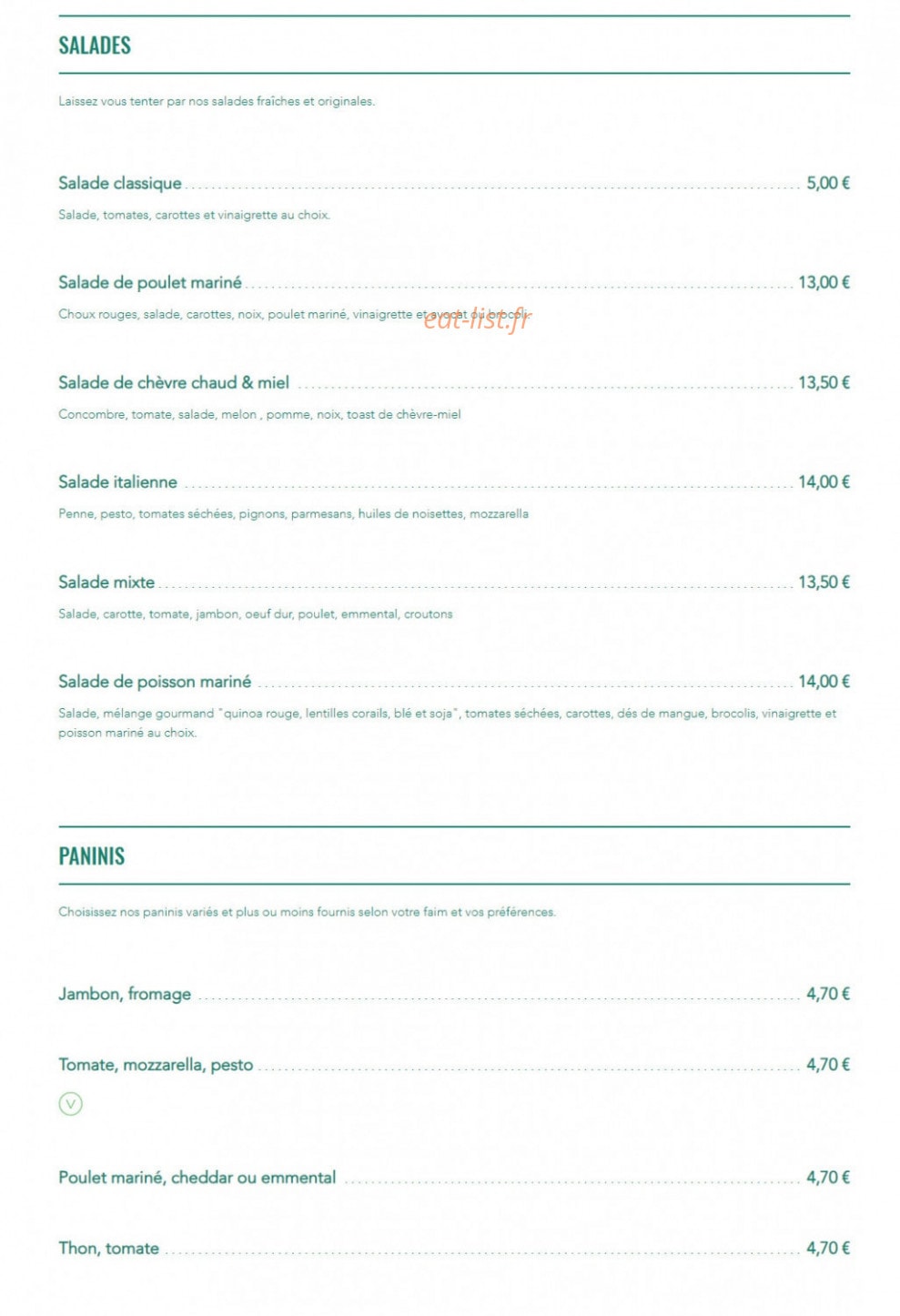 La pause couleur — carte page 3