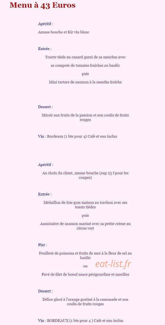 Le Jardin de Pamplemousse — carte page 4