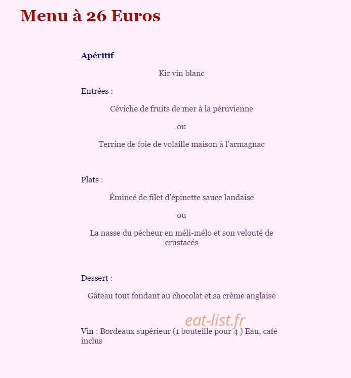 Le Jardin de Pamplemousse — carte page 1