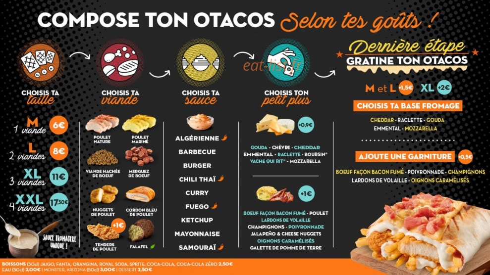 O'Tacos — carte page 2