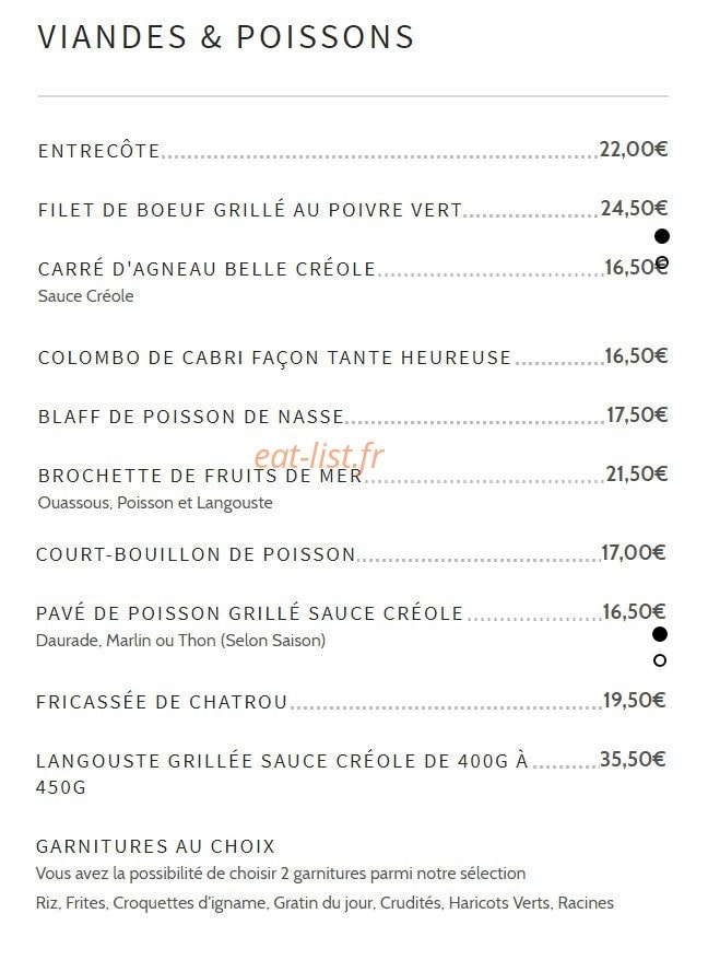 Caprice des Iles — carte page 2