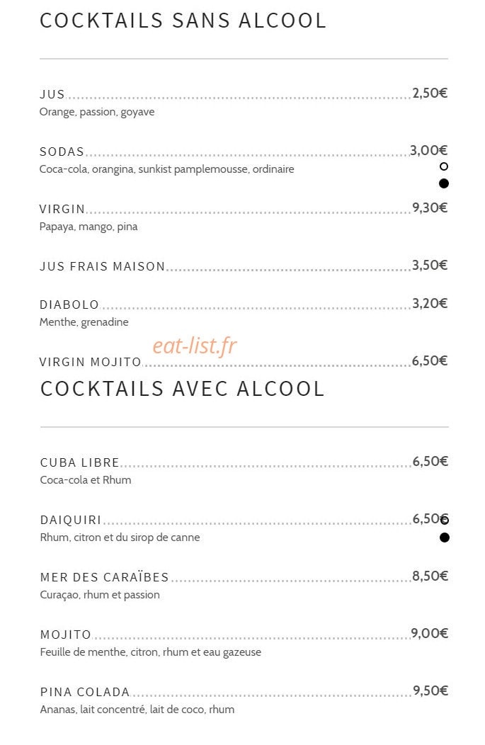 Caprice des Iles — carte page 4