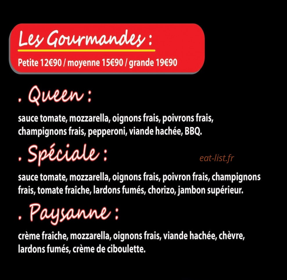 Pizza Hot — carte page 4