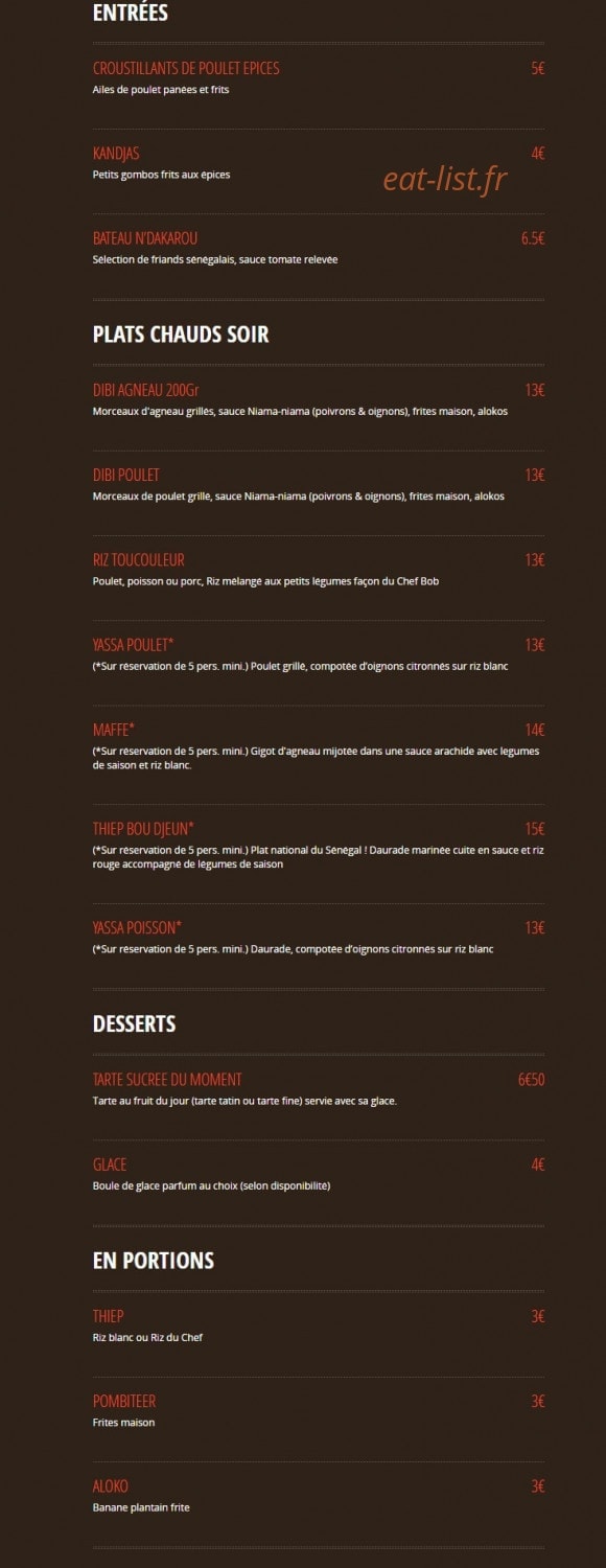 Wam Africa — carte page 1