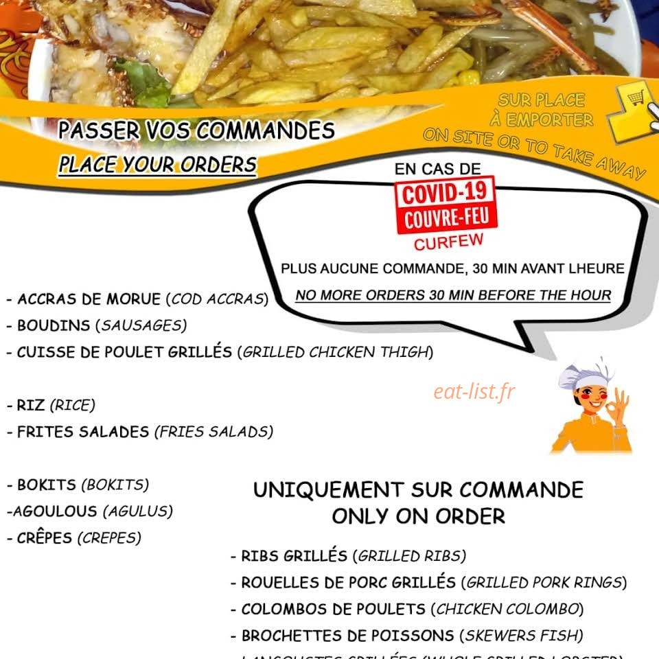 A ka Zouk la — carte page 1
