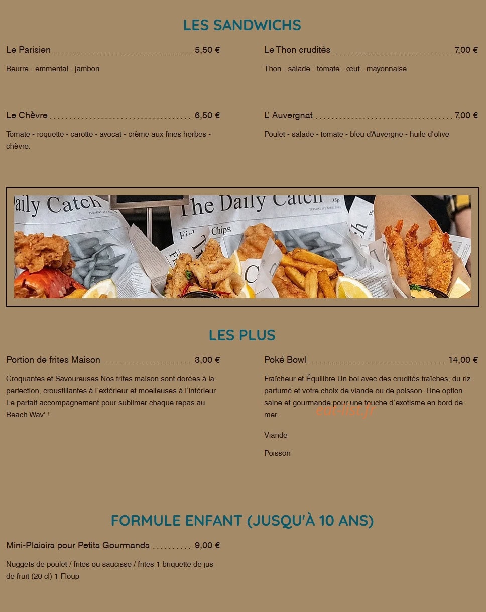 Beach Wav' — carte page 3