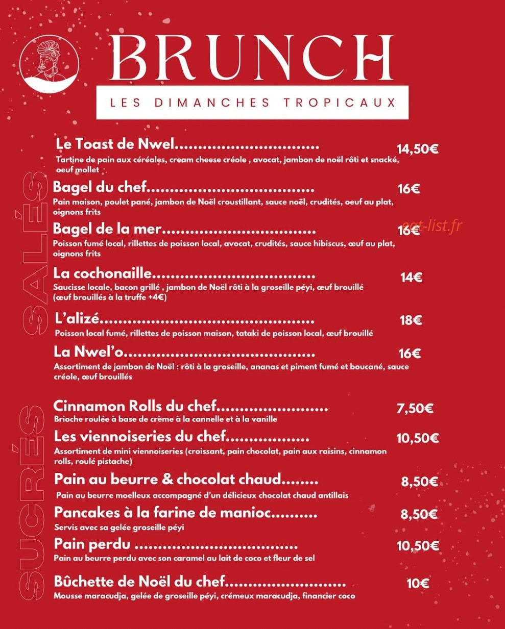 Miralys Restaurant — carte page 2