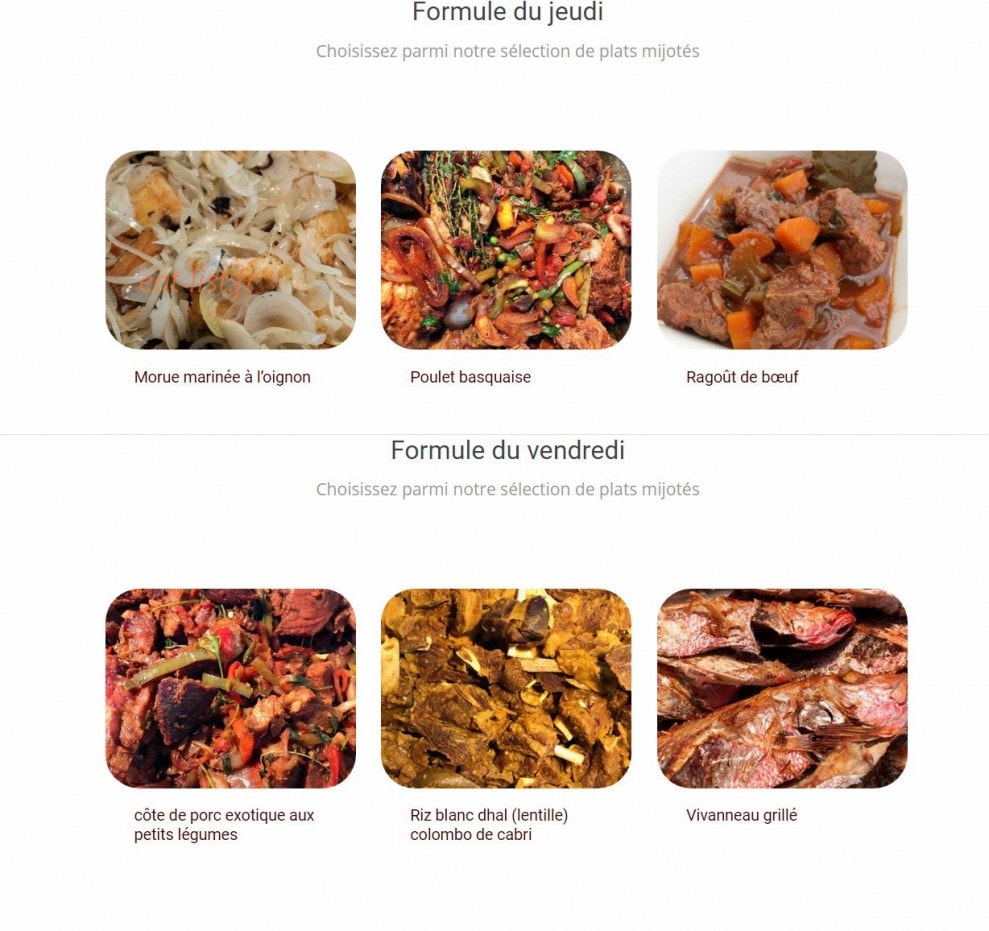 Mijoter Livrer — carte page 2