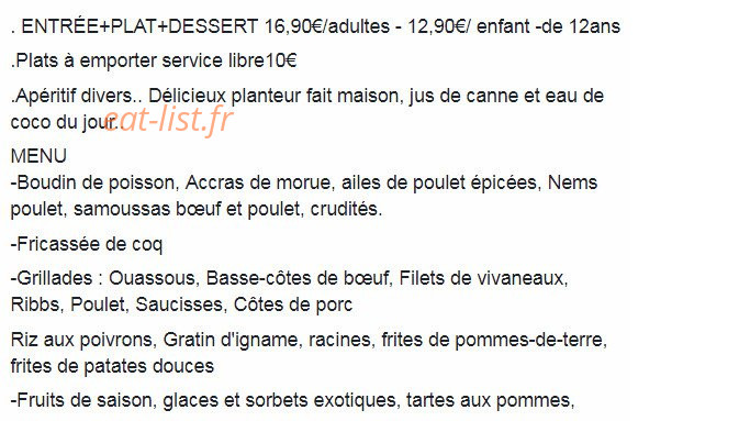 Miam miam — carte page 1