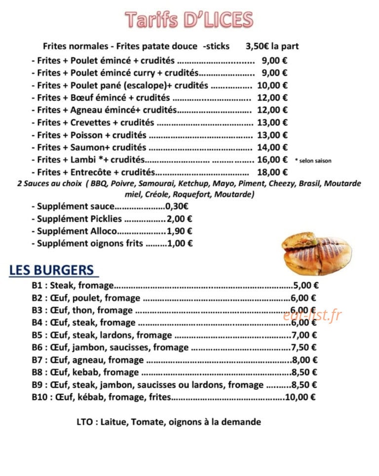 O'Méli by Délices Sucrés — carte page 2