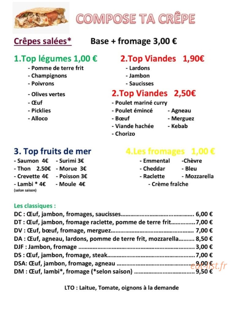 O'Méli by Délices Sucrés — carte page 3