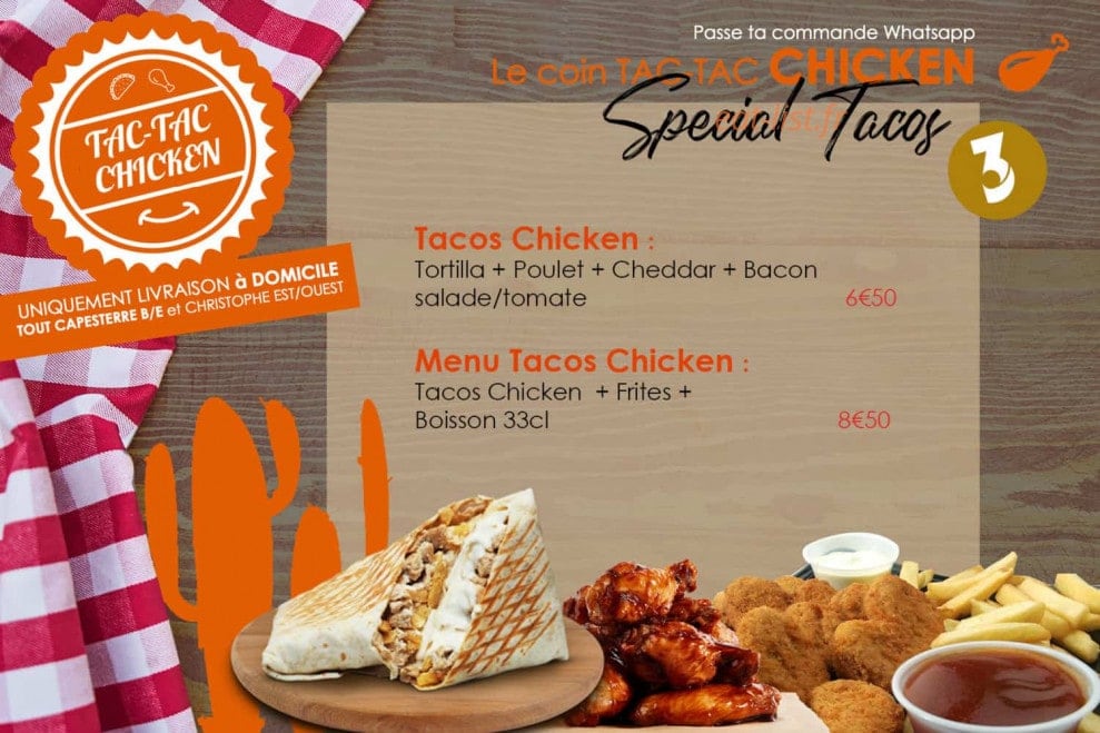 Tac-Tac ChiCken — carte page 9