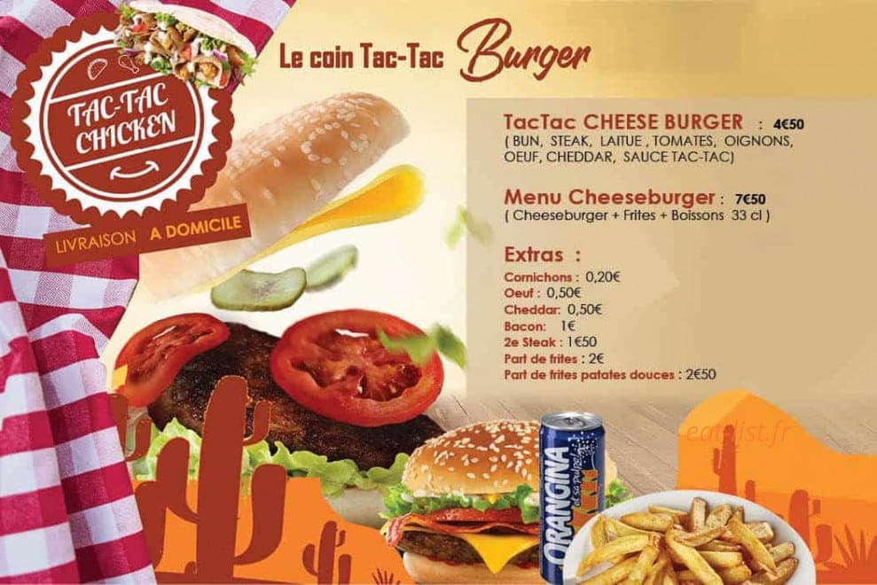 Tac-Tac ChiCken — carte page 8