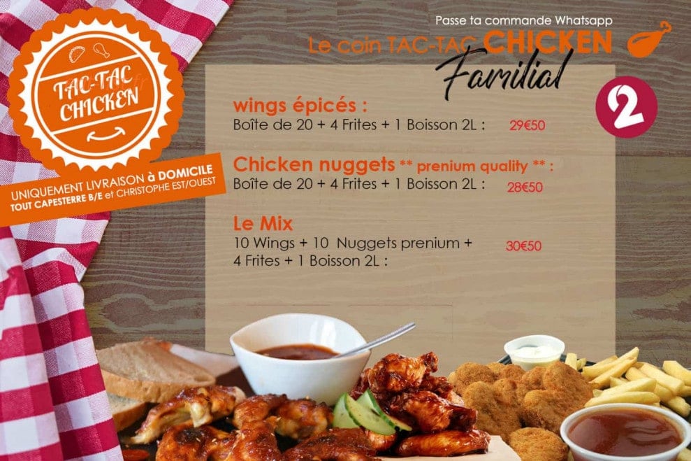 Tac-Tac ChiCken — carte page 4