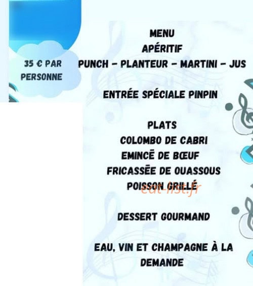 Chez Pinpin — carte page 1