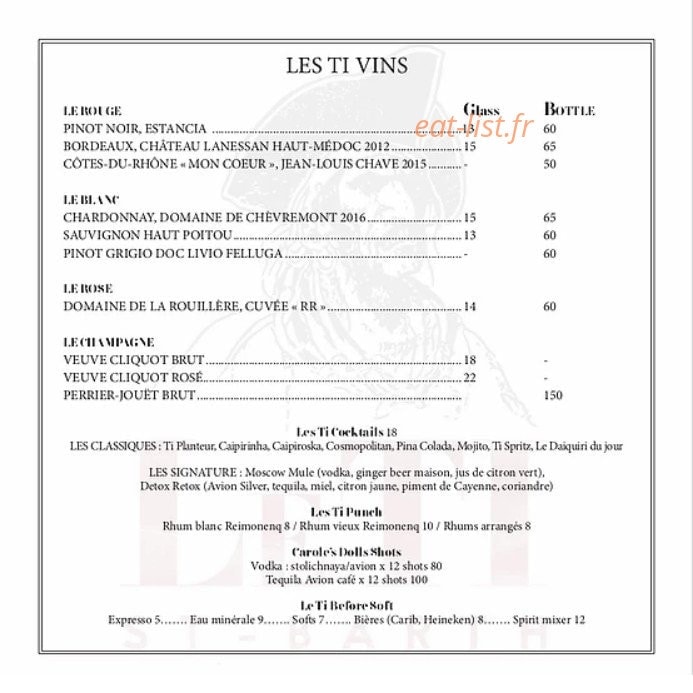 Le Ti — carte page 6