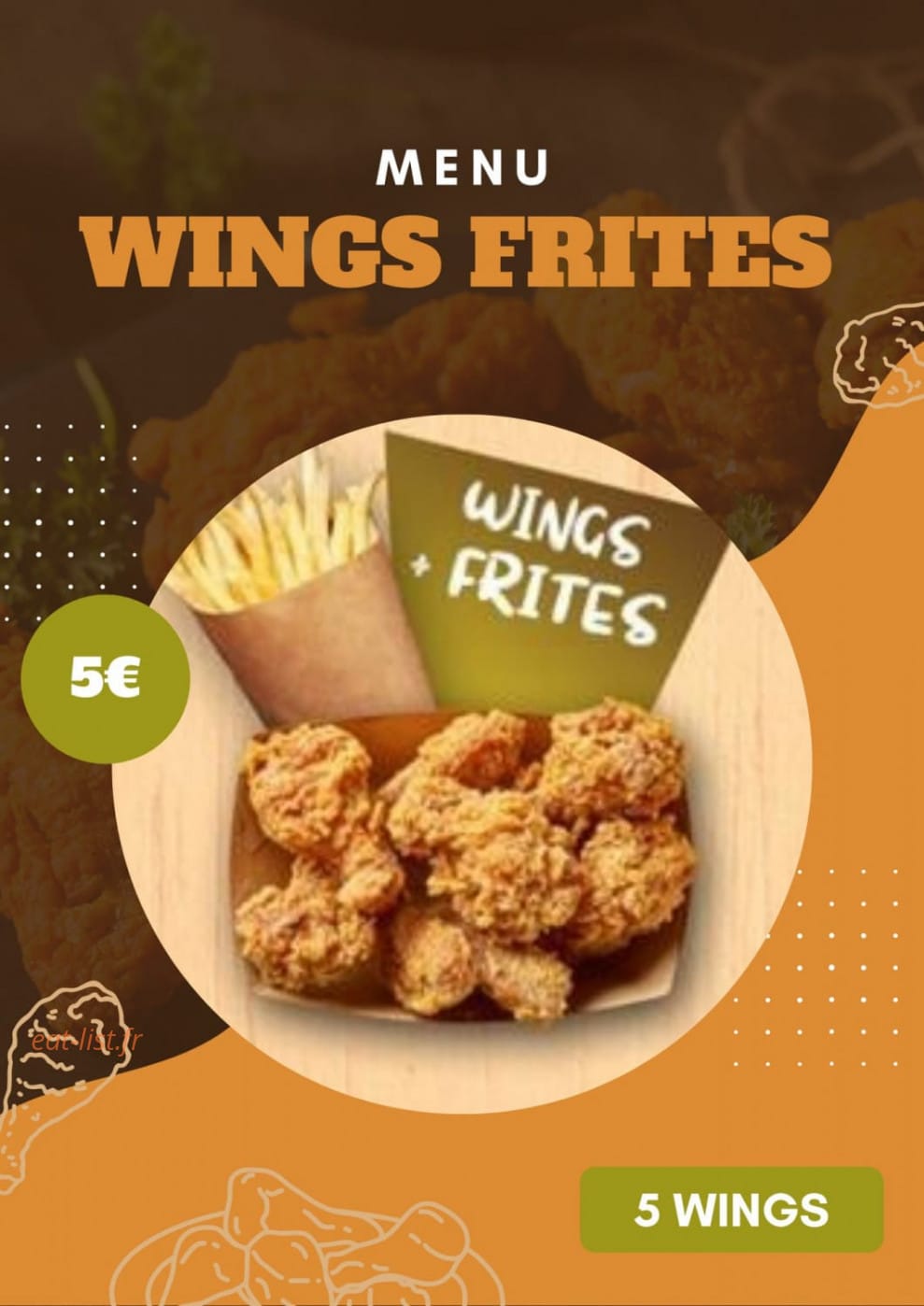 B’S Snack — carte page 6