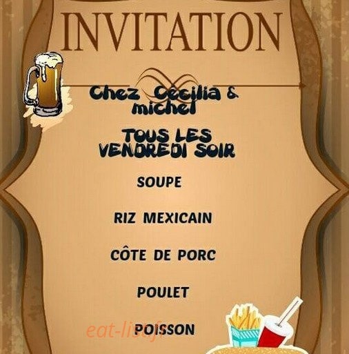 Chez Cécilia & Michel — carte page 1