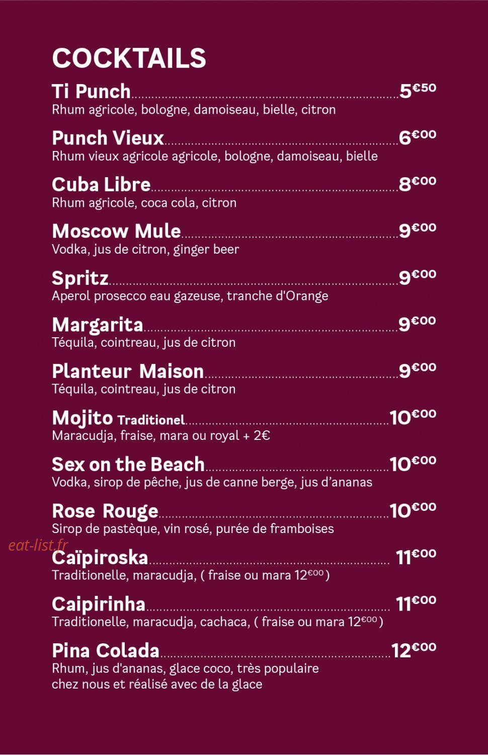 Churrasco — carte page 7