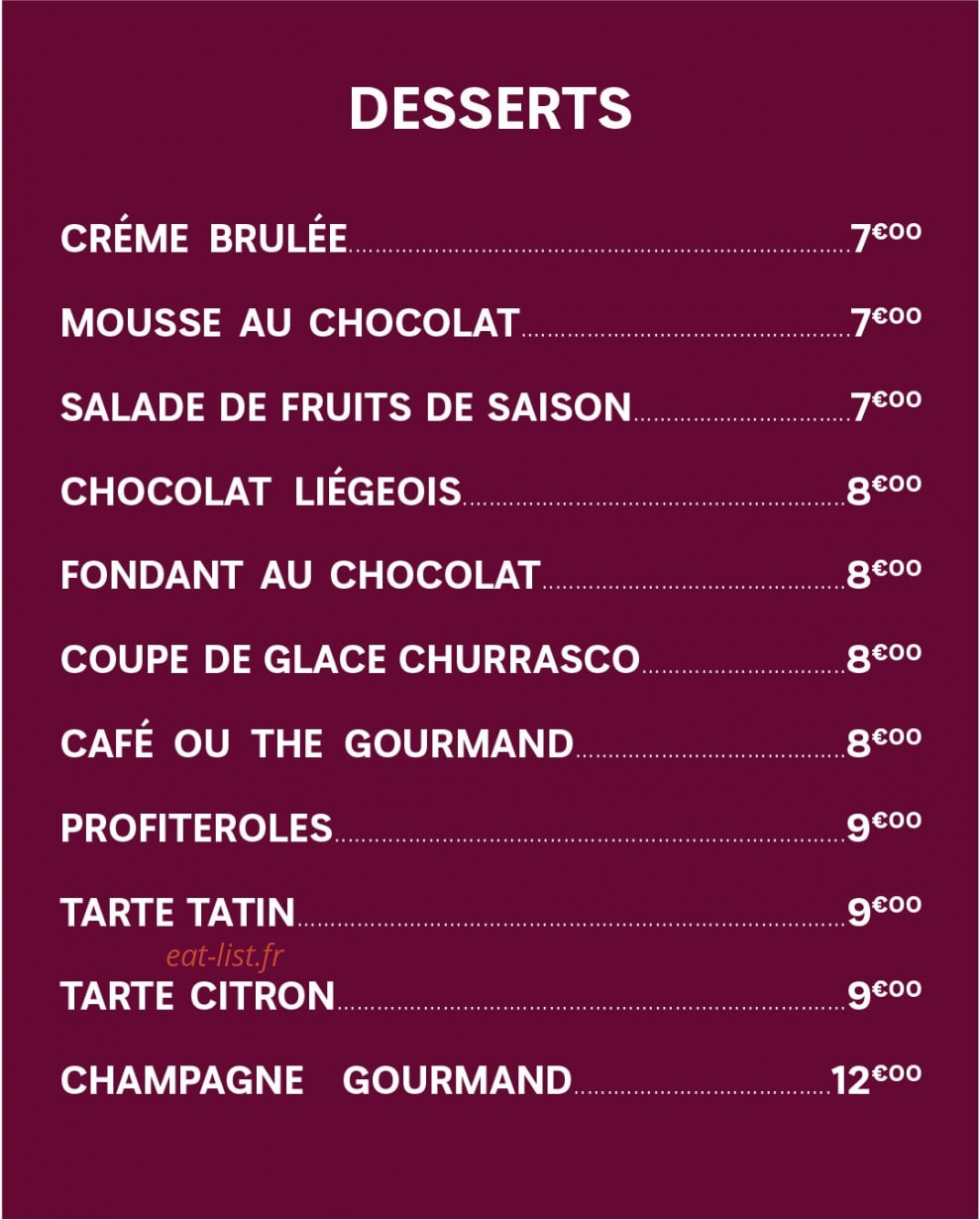 Churrasco — carte page 12
